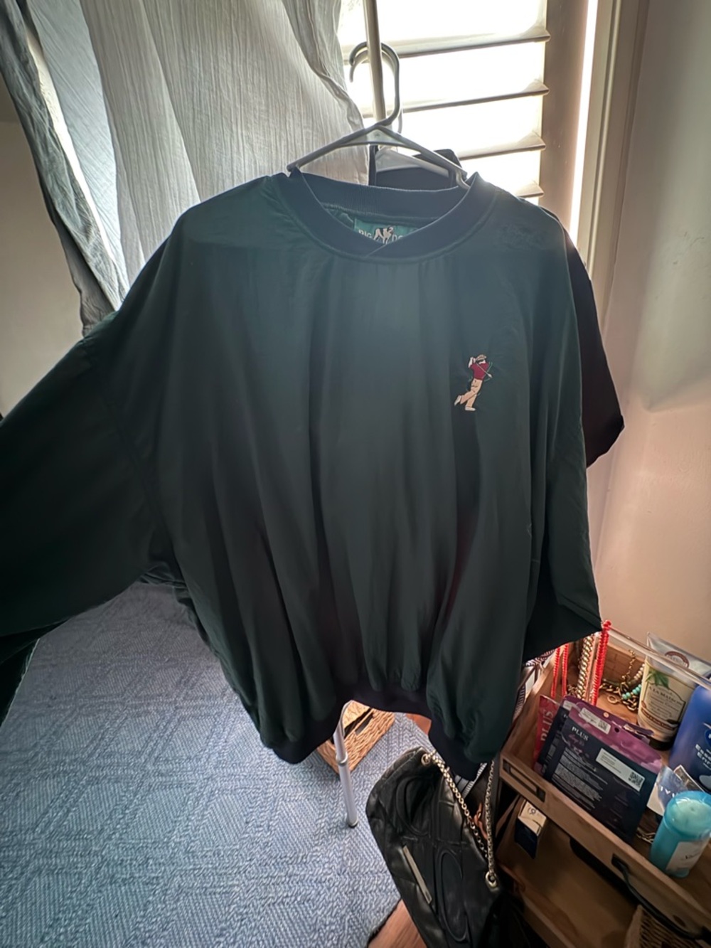 Big Dogs Dark Green Bomber-Style Jacket with Embroidered Logo